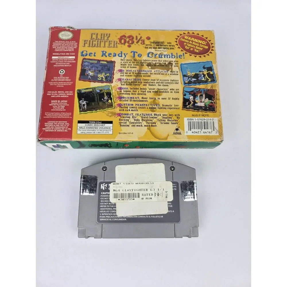Clay Fighter 63 1/3 (Nintendo 64, 1997)